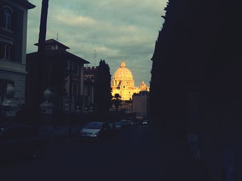 View of church against sky