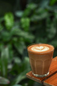 Close-up of coffee on table