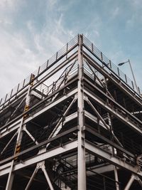 Low angle view of building against sky