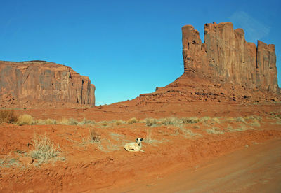 View of rock formations