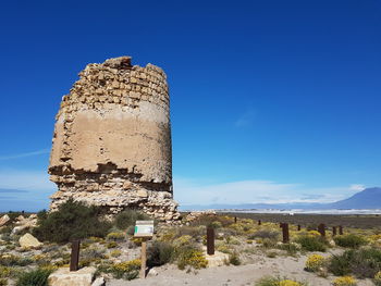 Old ruins against sky