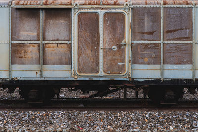 Train on railroad track