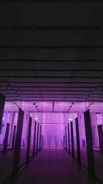 Empty corridor of building