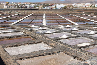 Aerial view of factory