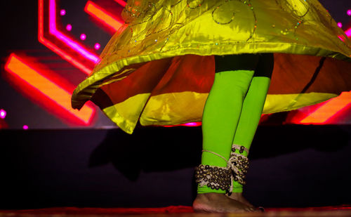 Close-up of multi colored umbrella