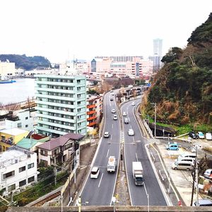 View of city street