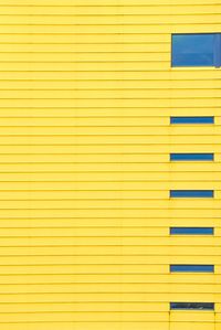 Full frame shot of yellow wall of building