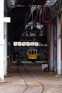 View of construction site in city