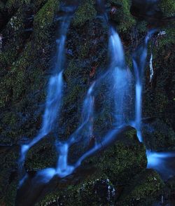 River flowing through rocks