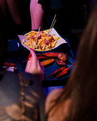 Close-up of food in plate