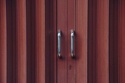 Full frame shot of closed door