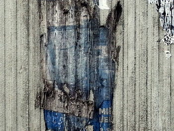 Close-up of wooden door