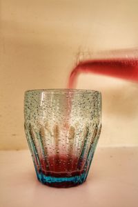 Close-up of drink on table