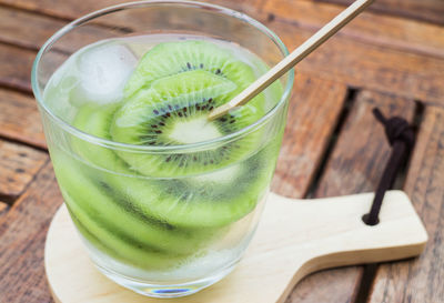 Close-up of drink on table