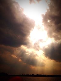 Scenic view of landscape against cloudy sky