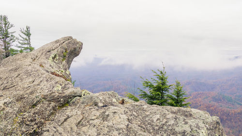 Scenic view of mountain against sky