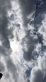 Low angle view of clouds in sky