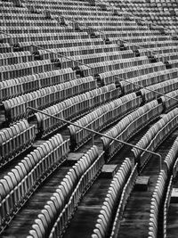 Full frame shot of empty seats