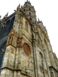 Low angle view of historical building