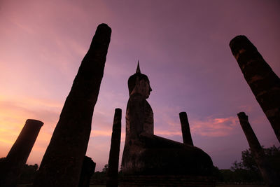 Low angle view of a temple