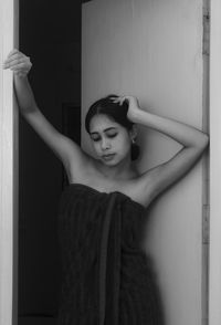 Portrait of a young woman