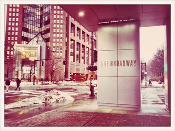 View of buildings in city