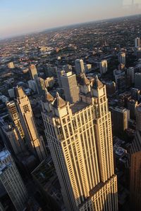 Aerial view of buildings in city