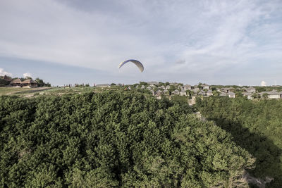 Riug paragliding site in south bali, indonesia