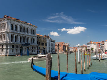 Venice, italy - june 2018 venice streets view, architecture details.