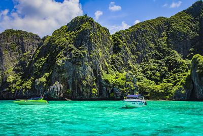 Boat in sea