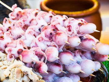 Close-up of fruits for sale in market