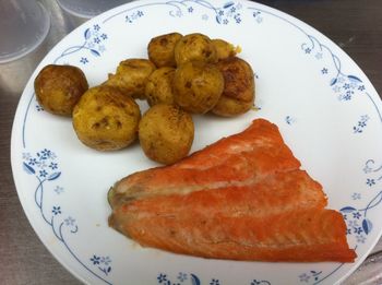 Close-up of food in plate