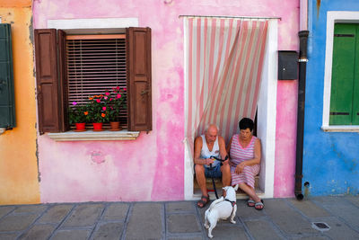 Woman with dog