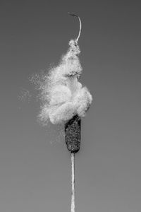 Close-up of rope against clear sky