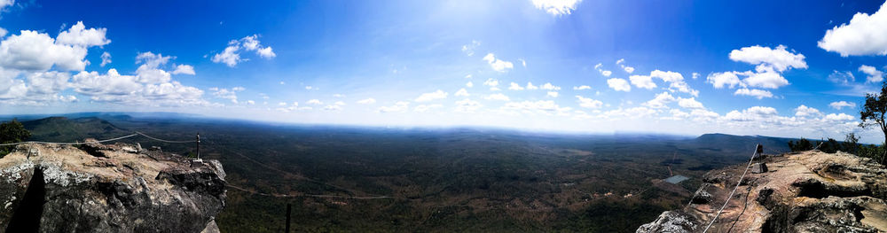 Panoramic view of landscape against sky