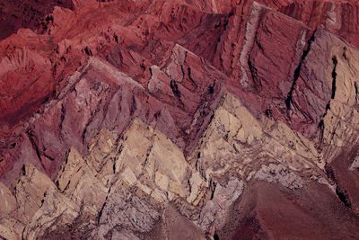 Full frame shot of rock humahuaca