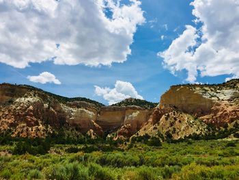 Panoramic view of landscape against sky