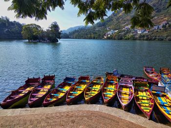 Boats in bhimtal