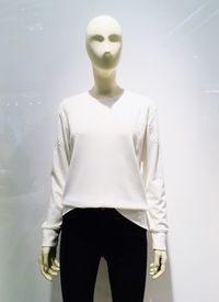 Close-up of mannequin in store