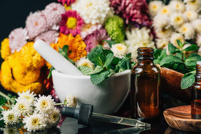 Bach flower remedies - alternative herbal medicine. 