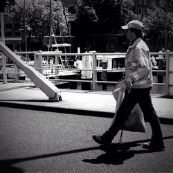 Woman standing in park