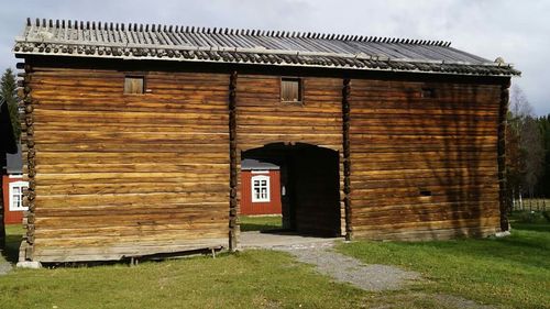 Facade of old building