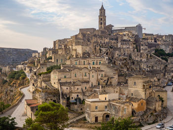 Buildings at sassi di matera