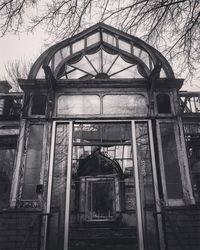 Low angle view of built structure against the sky