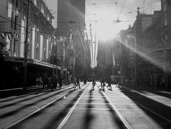 View of city street