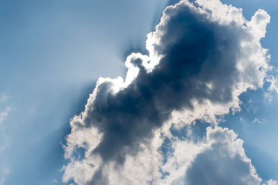 Low angle view of clouds in sky