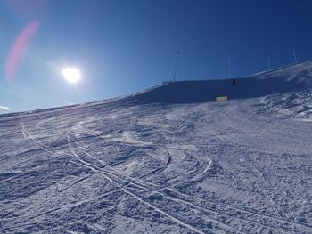 Sunny say at the ski resort