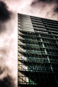 Low angle view of skyscraper