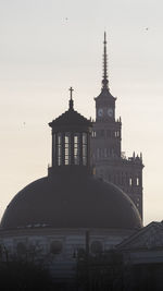 Low angle view of historic building against sky