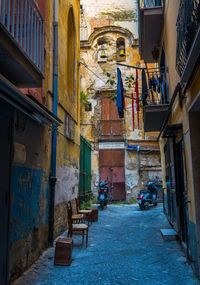 Alley in abandoned house